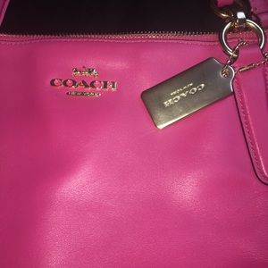 Pink Coach Handbag